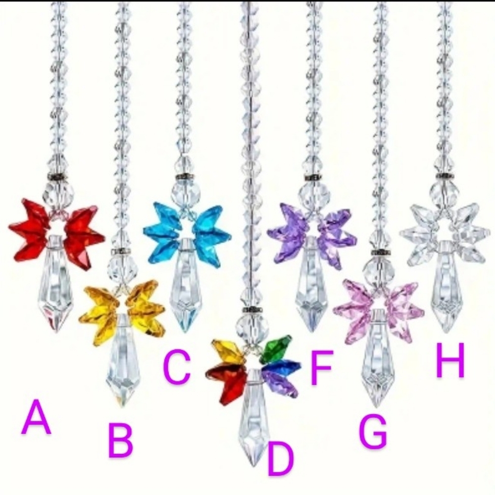 Choose 1 Angel Suncatcher or Fan Pull